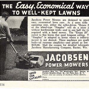 Jacobsen Ad 1936