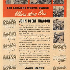 John Deere Ad 1946