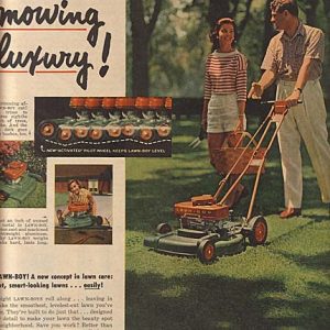 Lawn-Boy Ad April 1957