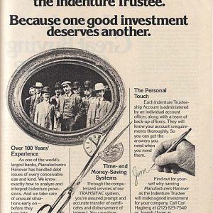 Manufacturers Hanover Trust Ad 1978
