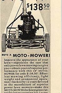 Moto-Mower Ad 1931