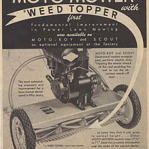 Moto-Mower Ad 1951