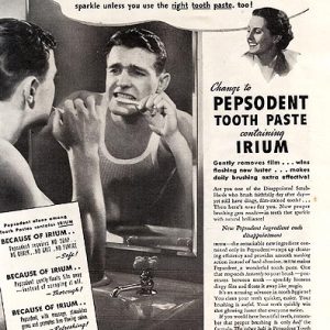 Pepsodent Ad 1937