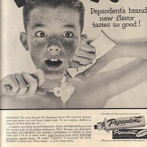 Pepsodent Ad 1954