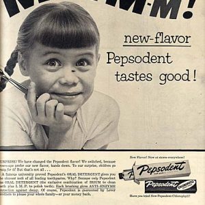 Pepsodent Ad March 1954