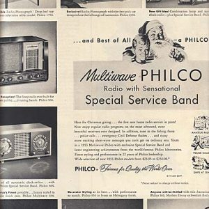 Philco Ad 1952