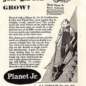 Planet Jr Ad 1930