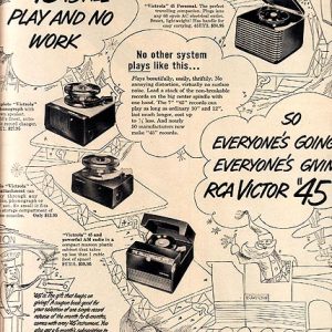RCA Victor Ad 1950