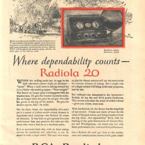 Radiola Ad 1926