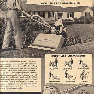 Rototiller Ad 1946