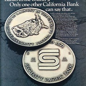 Security Pacific Bank Ad 1978