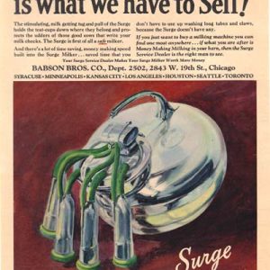 Surge Milker Ad 1946