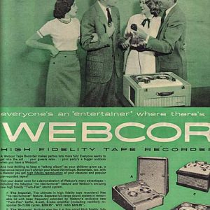 Webcor Ad 1957