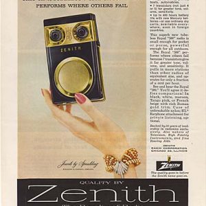 Zenith Ad July 1957