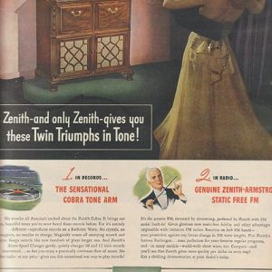 Zenith Ad October 1947