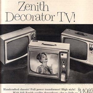 Zenith Ad October 1963
