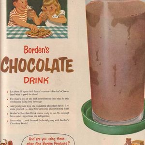 Borden Ad August 1951