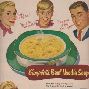 Campbell’s Ad 1953 March