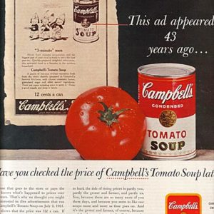 Campbell’s Ad August 1964