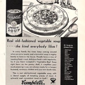 Campbell's Ad February 1934