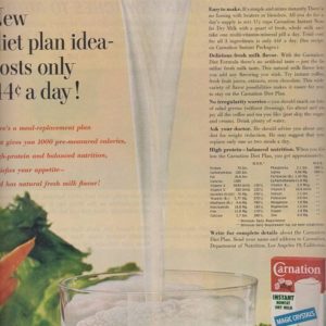 Carnation Ad November 1961