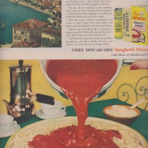 Chef Boy-Ar-Dee Ad 1956