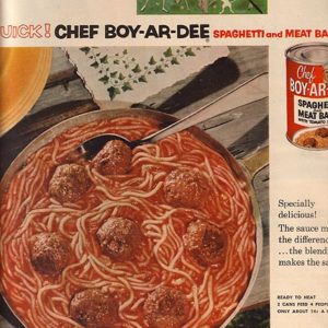 Chef Boy-Ar-Dee Ad August 1953