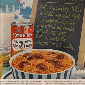 Chef Boy-Ar-Dee Ad February 1962