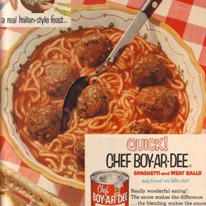 Chef Boy-Ar-Dee Ad October 1953