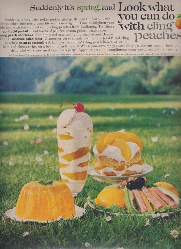 Cling Peaches Ad 1960