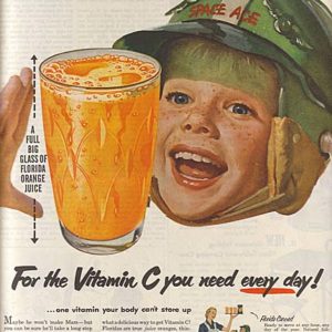 Florida Oranges Ad 1953