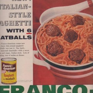 Franco-American Ad 1957