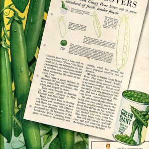 Green Giant Ad 1939