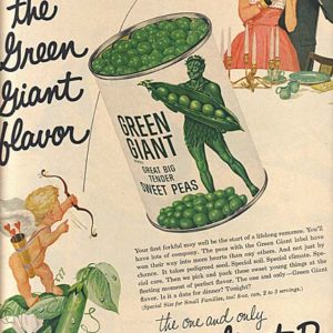 Green Giant Ad April 1957