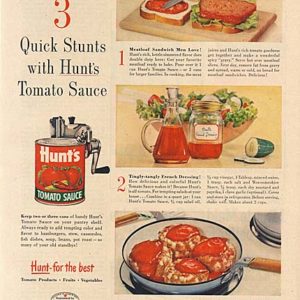 Hunt's Ad 1956