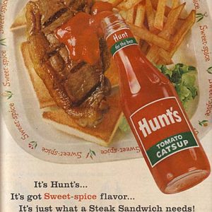 Hunt's Ad November 1956