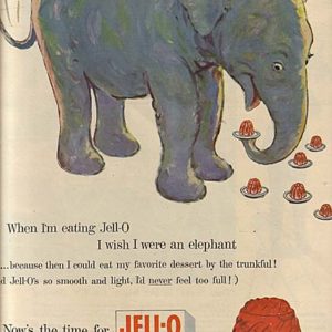 Jell-O Ad 1954 March