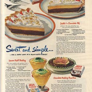 Jell-O Ad April 1951