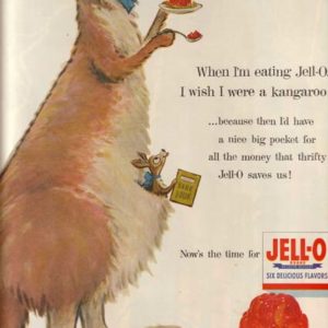 Jell-O Ad April 1954