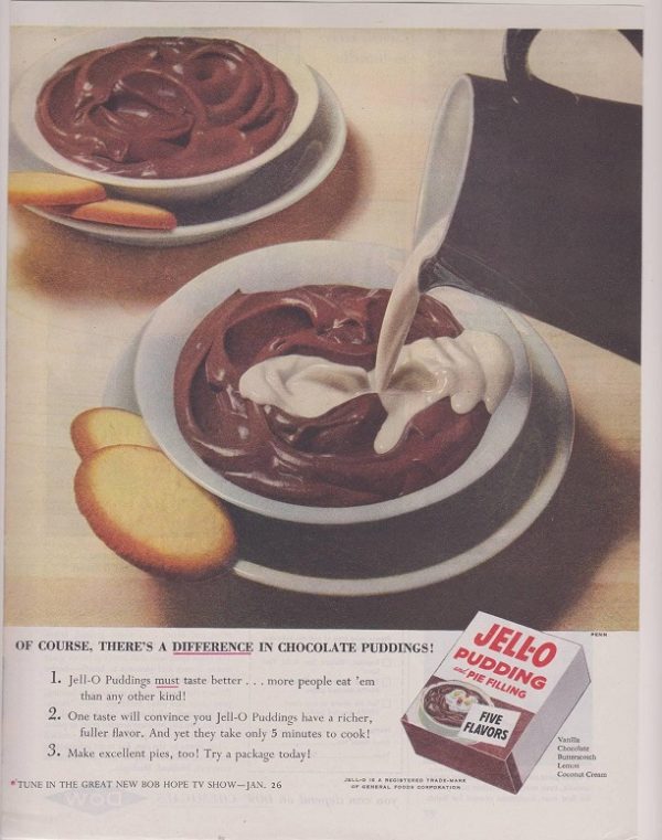 Jell-O Ad February 1954