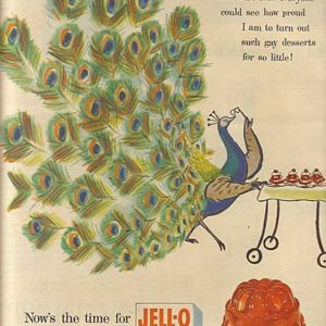 Jell-O Ad March 1954