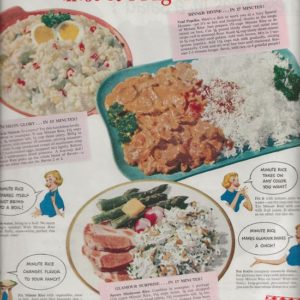 Minute Rice Ad 1951