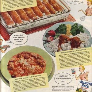 Minute Rice Ad October 1951