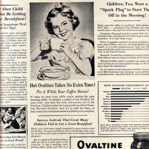Ovaltine Ad 1951