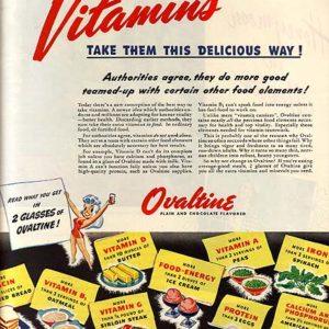 Ovaltine Ad February 1945