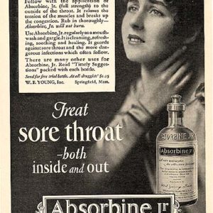 Absorbine Jr Ad 1927