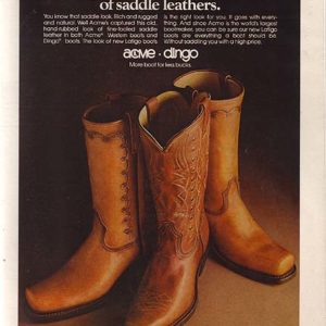 Acme Boots Ad September 1974