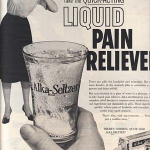 Alka-Seltzer Ad 1960