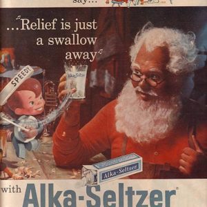 Alka-Seltzer Ad December 1958