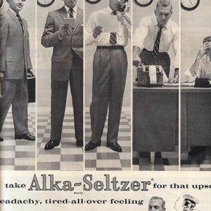Alka-Seltzer Ad December 1960